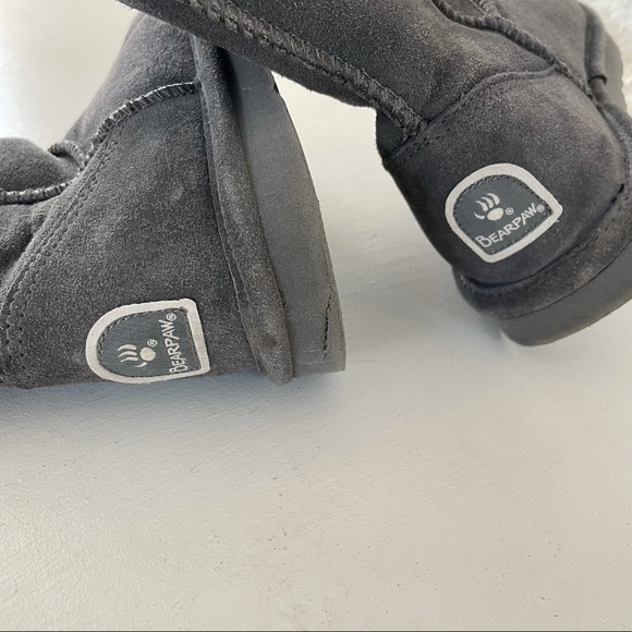 BEARPAW boots gray size 5/6 - Picture 3 of 10